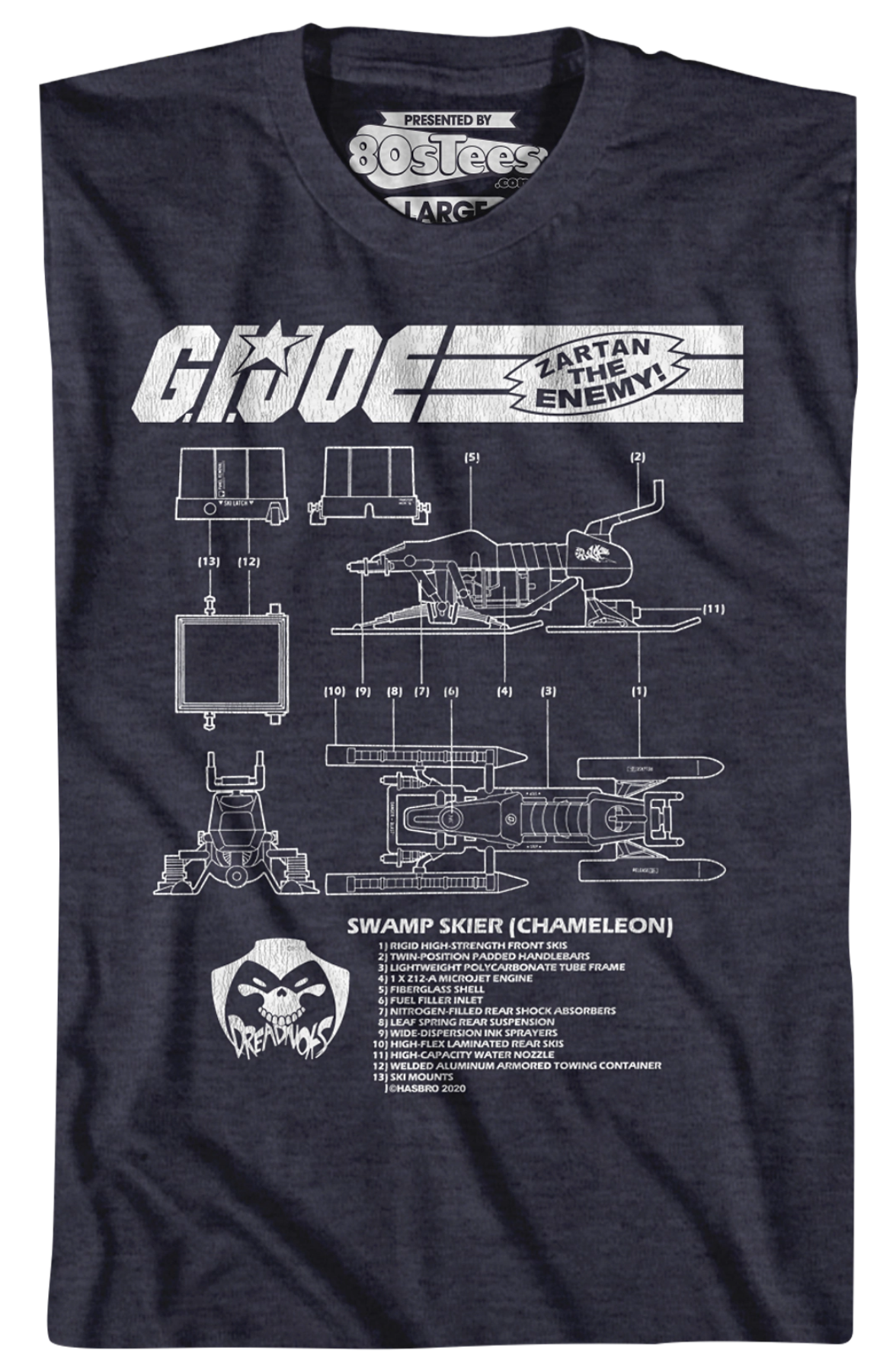 Chameleon Instruction Manual GI Joe T-Shirt