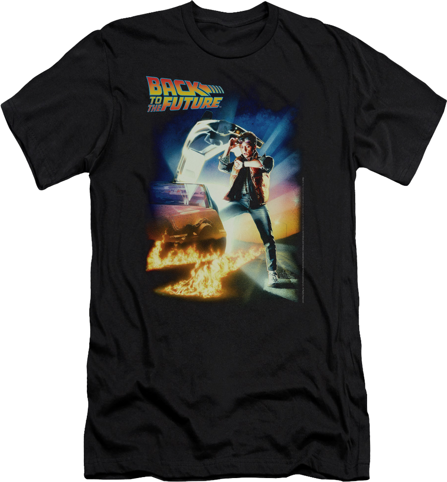 Classic Movie Poster Back To The Future T-Shirt