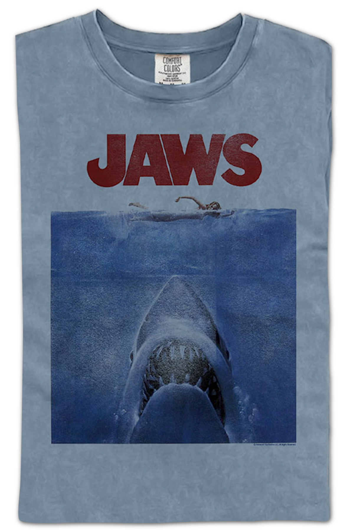 Classic Poster Jaws Comfort Colors Brand T-Shirt