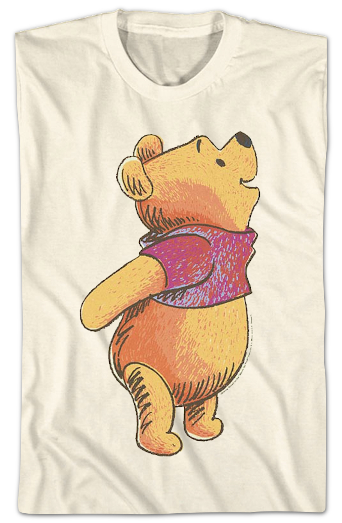 Classic Sketch Winnie The Pooh T-Shirt