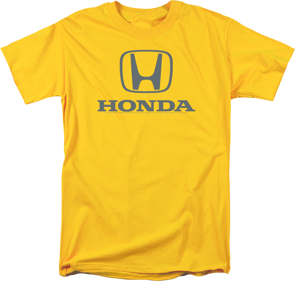 Classic Yellow Logo Honda T-Shirt