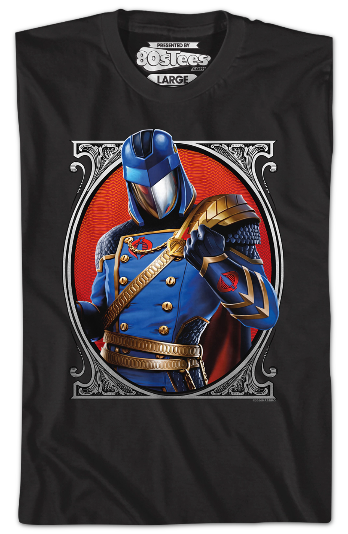 Cobra Commander Classic Pose GI Joe T-Shirt