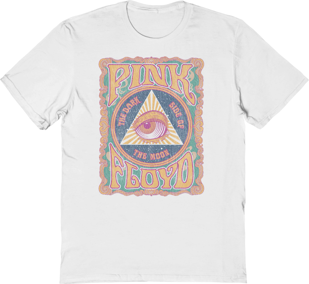 Dark Side of the Moon All Seeing Eye Pink Floyd T-Shirt
