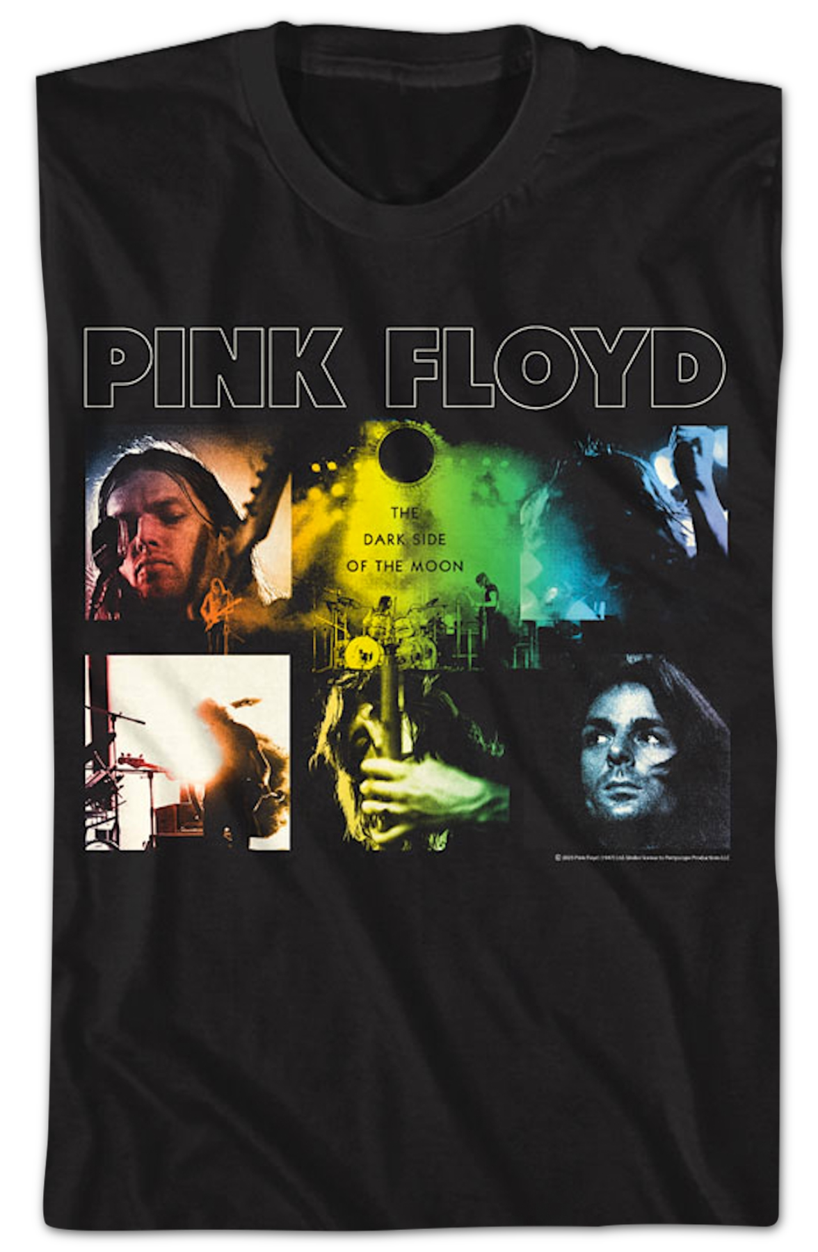 Dark Side of the Moon Band Collage Pink Floyd T-Shirt
