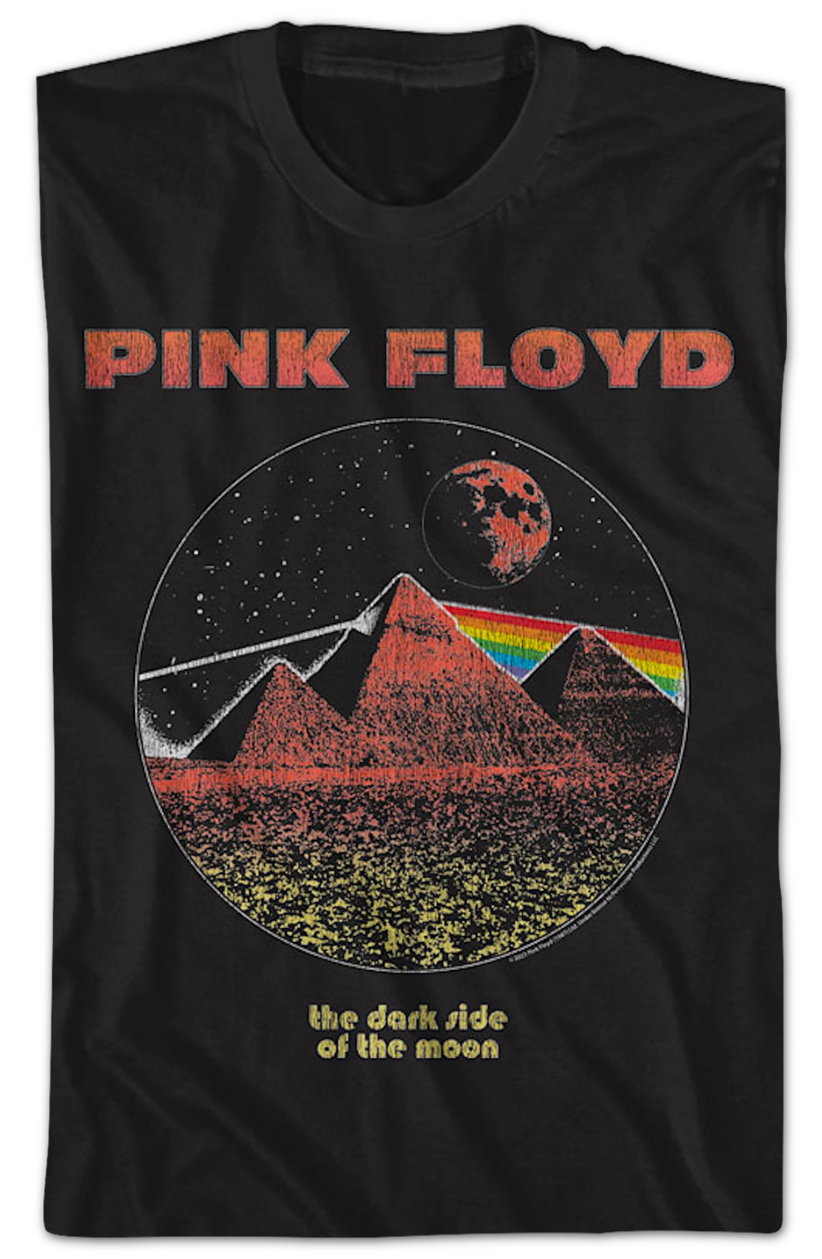 Dark Side of the Moon Pyramids Pink Floyd T-Shirt