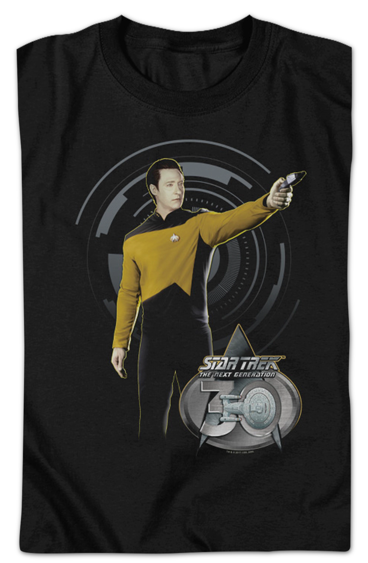 Data 30th Anniversary Star Trek The Next Generation T-Shirt