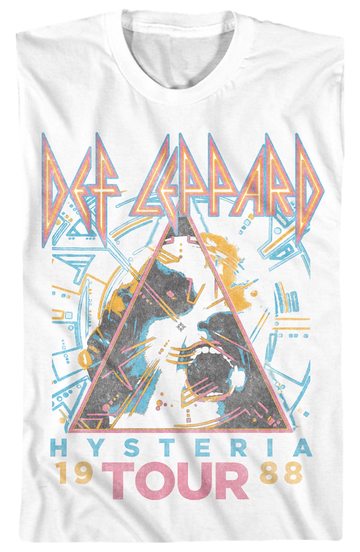 Distressed Hysteria Tour Def Leppard T-Shirt