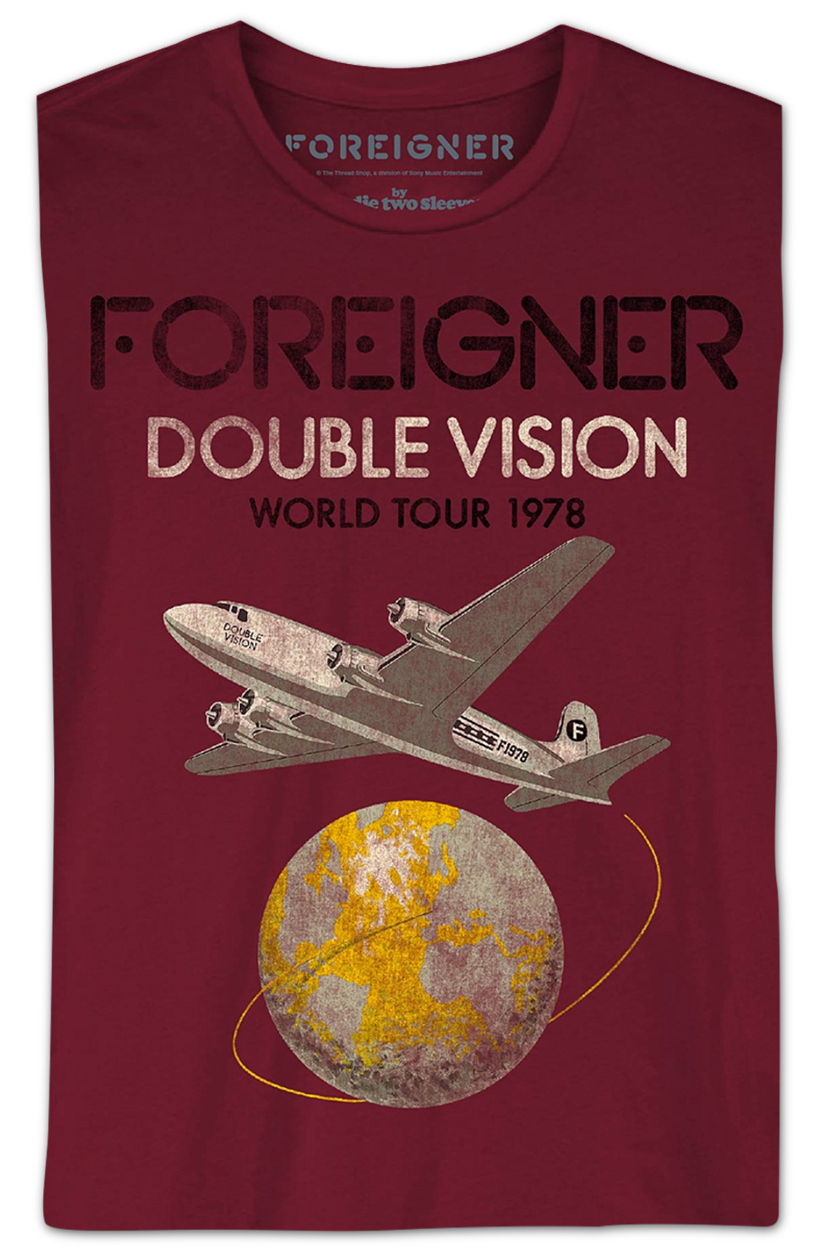 Double Vision World Tour Foreigner T-Shirt