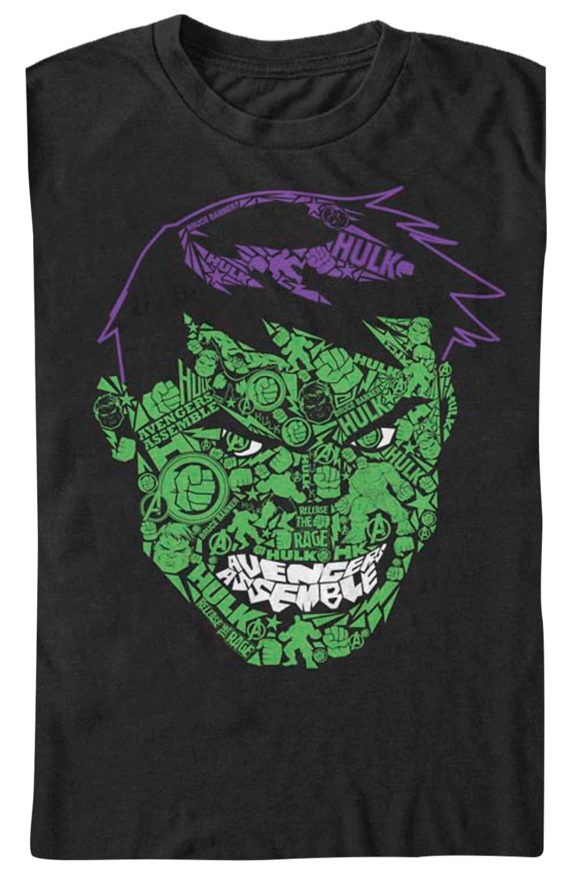 Face Icons Incredible Hulk T-Shirt