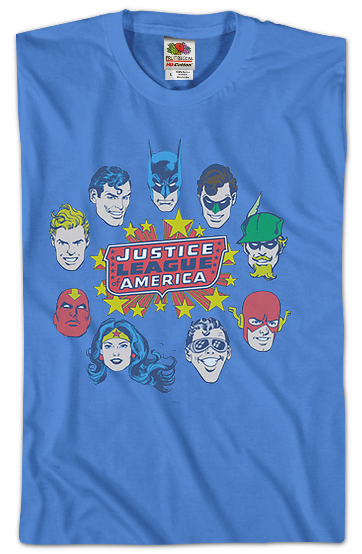 Faces Justice League T-Shirt