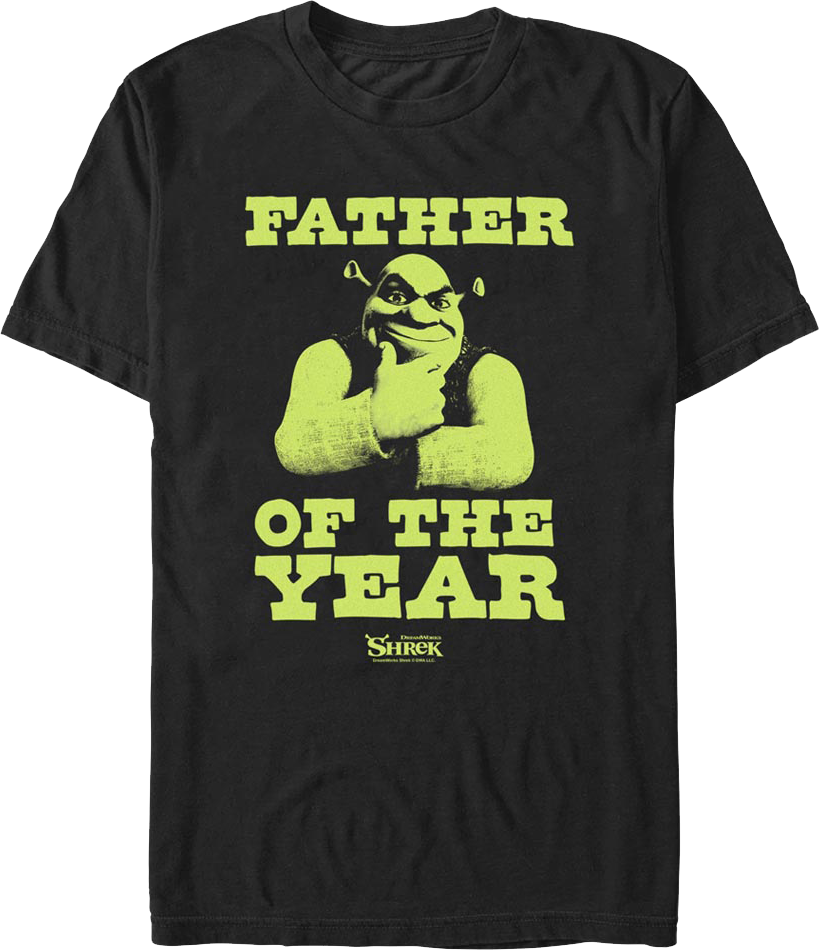 Father Of The Year Shrek T-Shirt