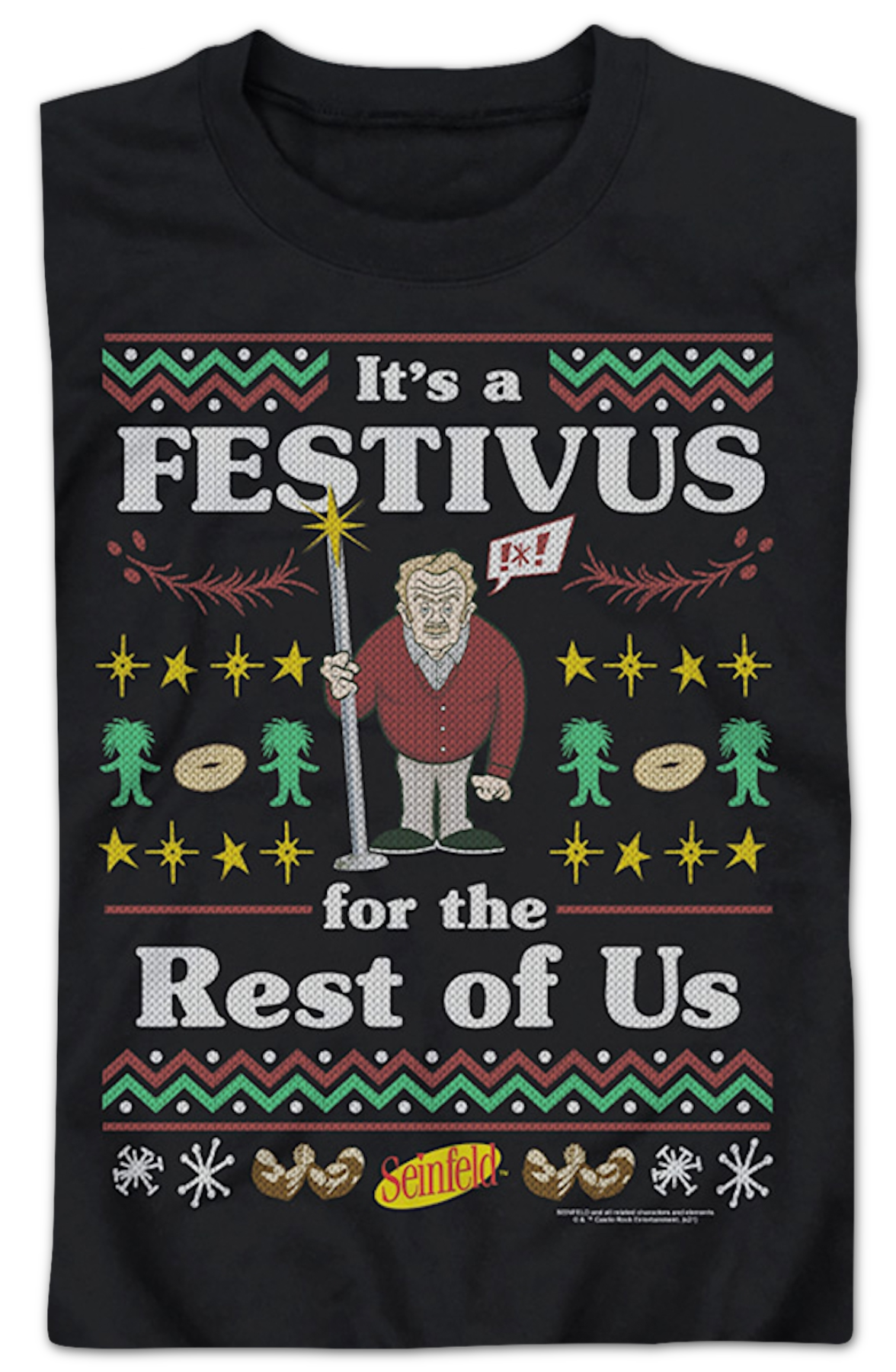 Faux Ugly Festivus Sweater Seinfeld Sweatshirt