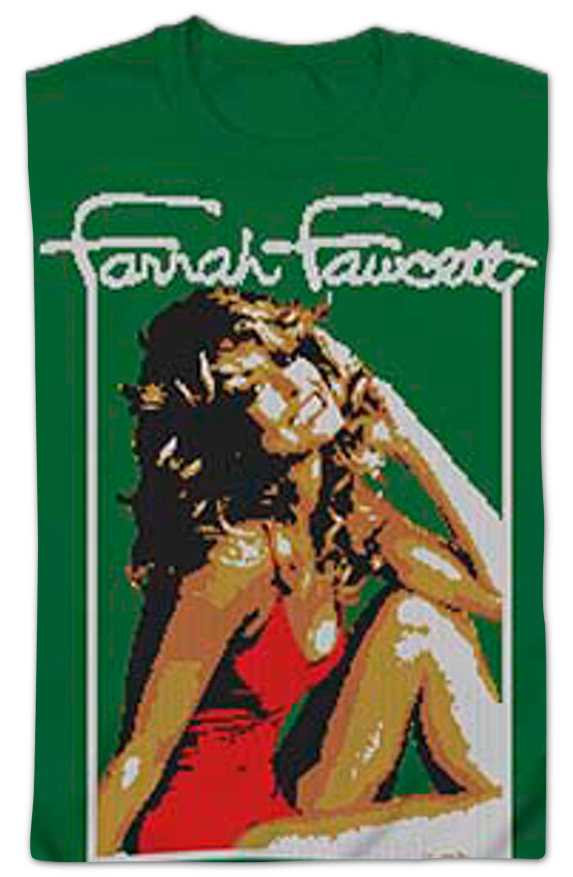 Faux Ugly Knit Farrah Fawcett Christmas Sweatshirt