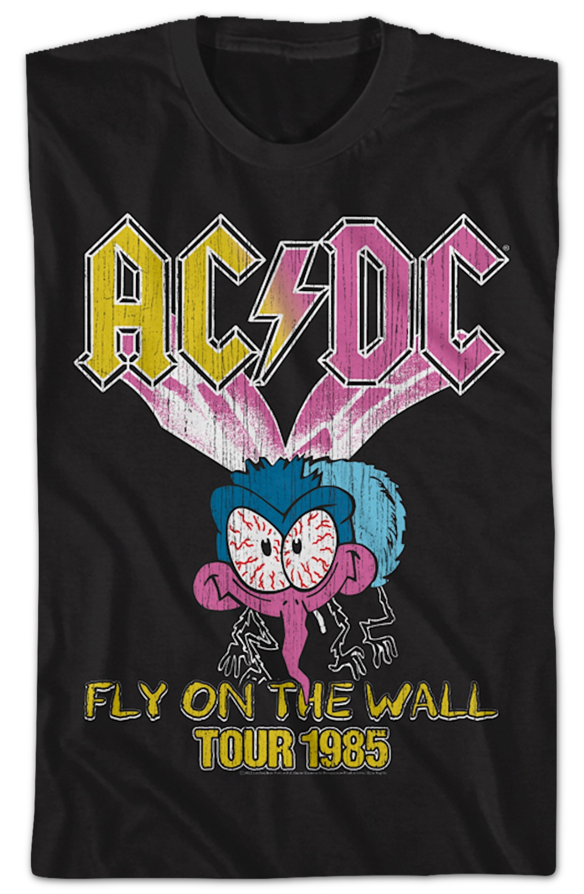 Fly On The Wall Tour 1985 ACDC Shirt