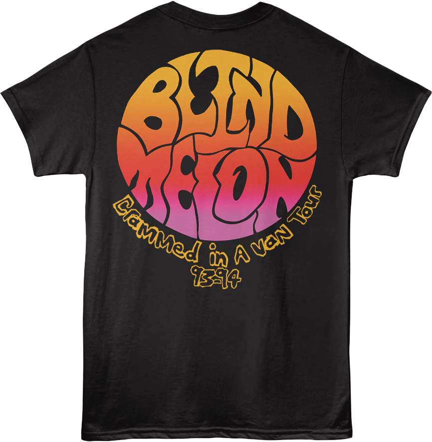 Front & Back Crammed In A Van Tour Blind Melon T-Shirt