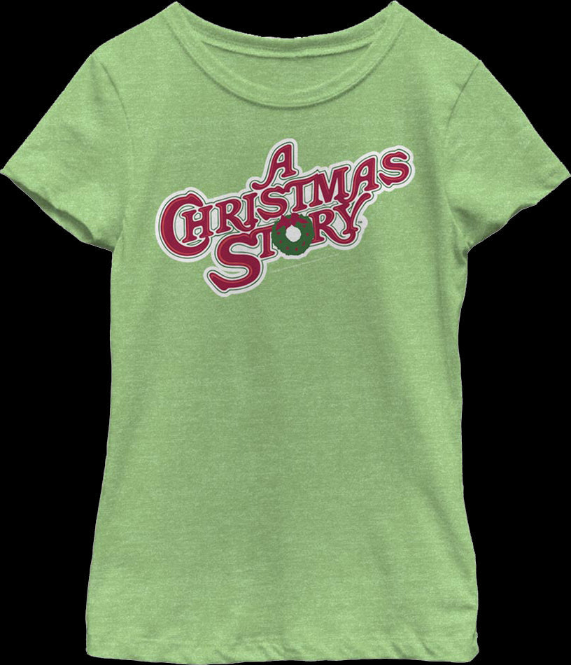 Girls Youth Classic Logo A Christmas Story Shirt