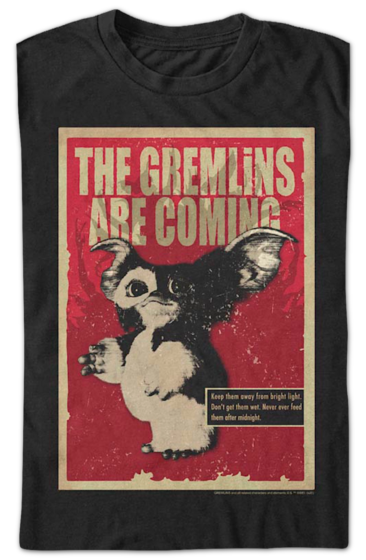 Gizmo Poster Gremlins T-Shirt