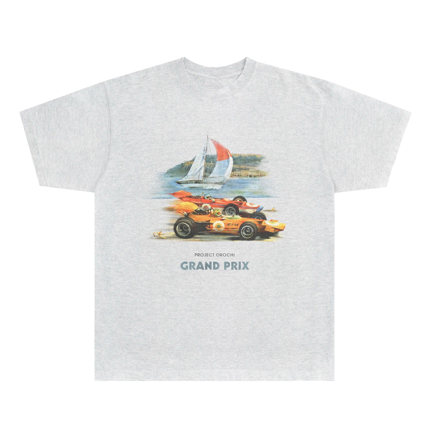 Grand Prix Tee - Heather Gray