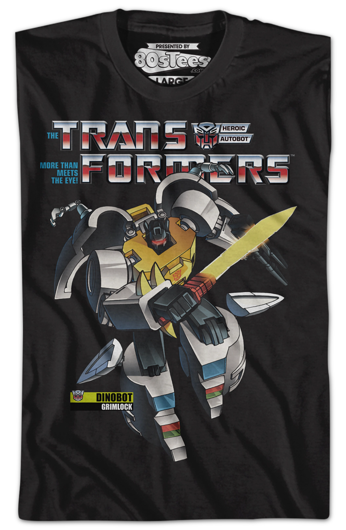 Heroic Dinobot Grimlock Transformers T-Shirt