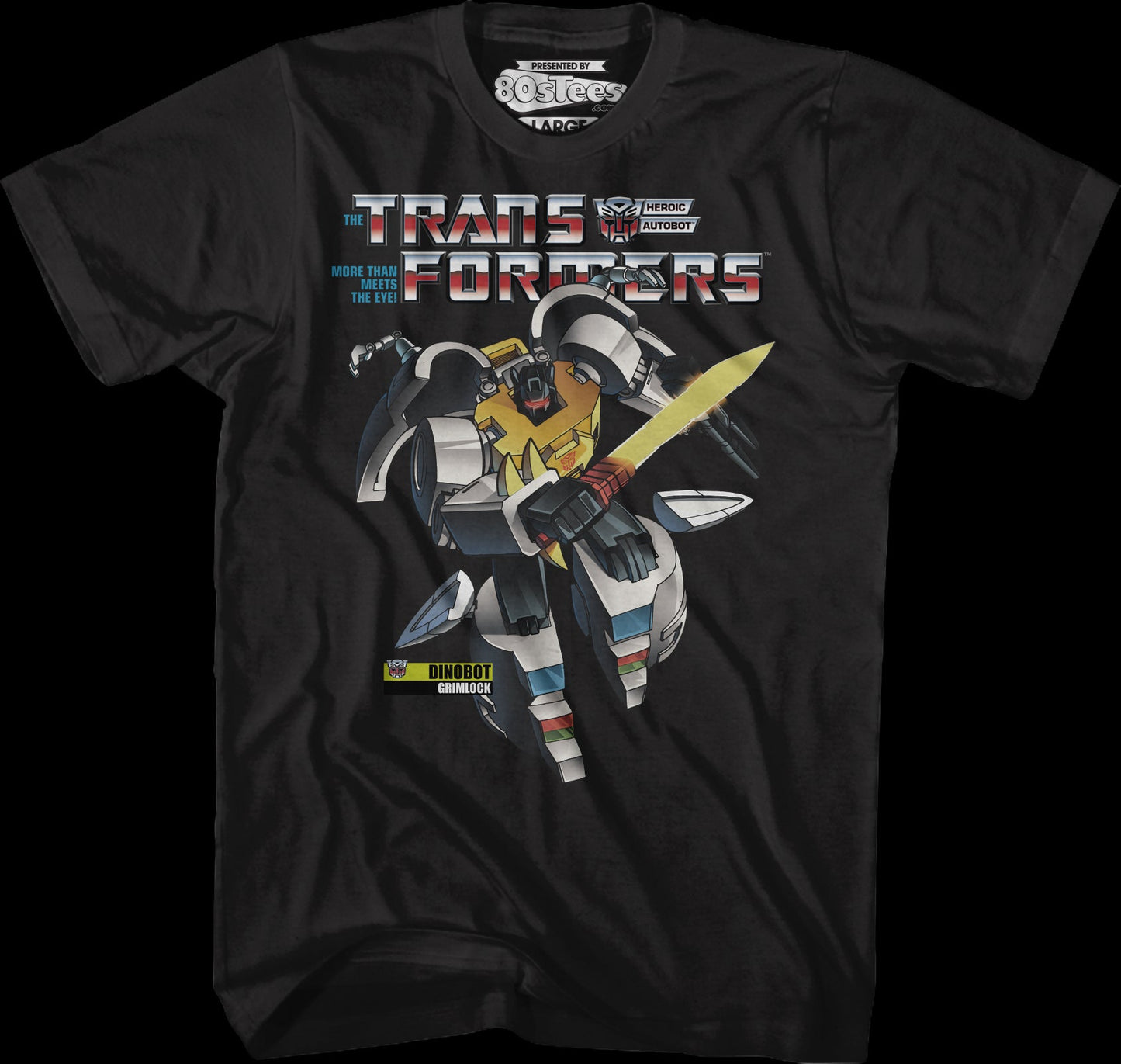 Heroic Dinobot Grimlock Transformers T-Shirt