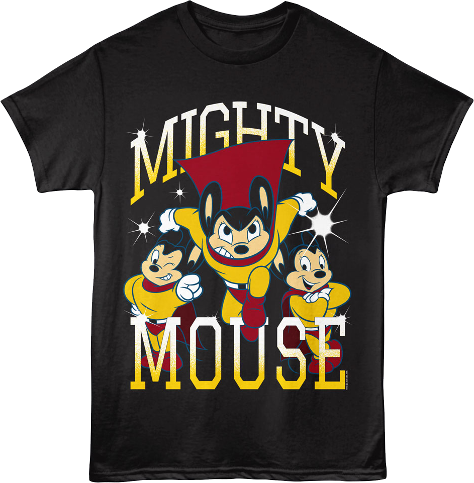 Heroic Poses Mighty Mouse T-Shirt