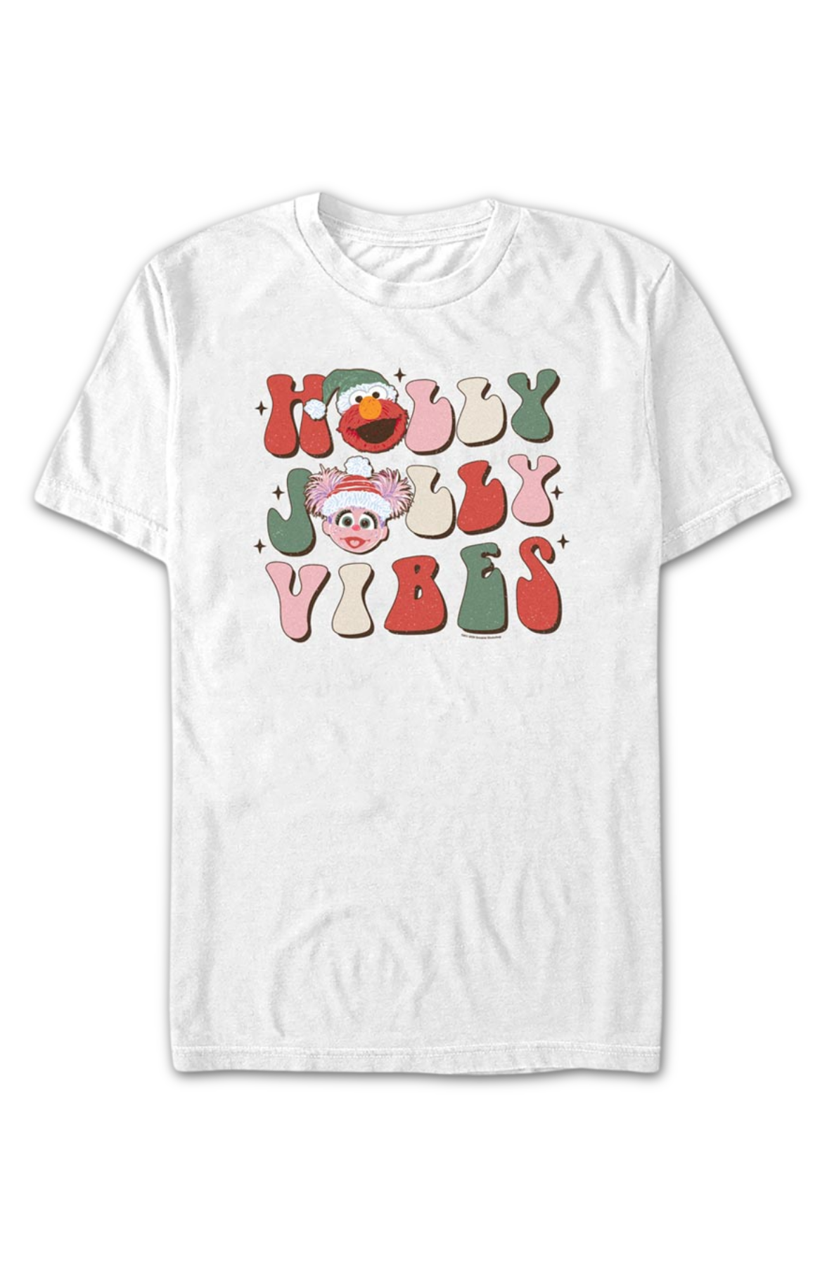Holly Jolly Vibes Sesame Street T-Shirt