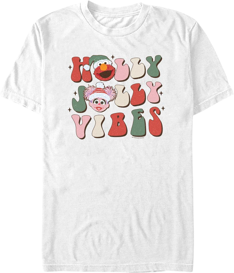 Holly Jolly Vibes Sesame Street T-Shirt