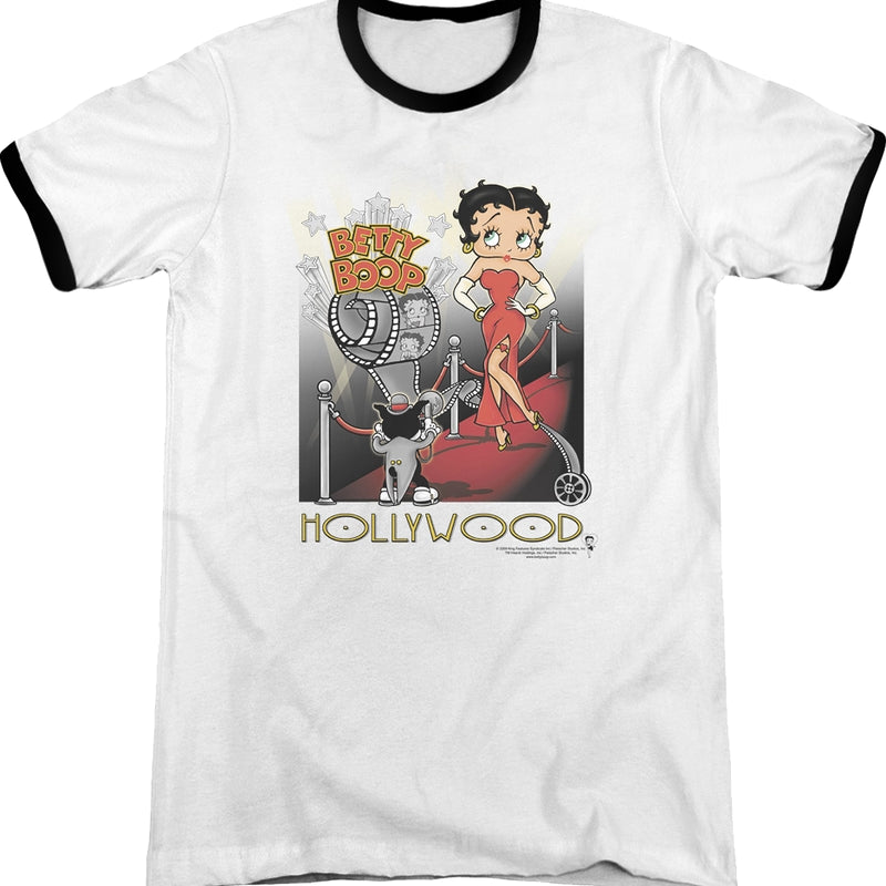 Hollywood Betty Boop Ringer Shirt