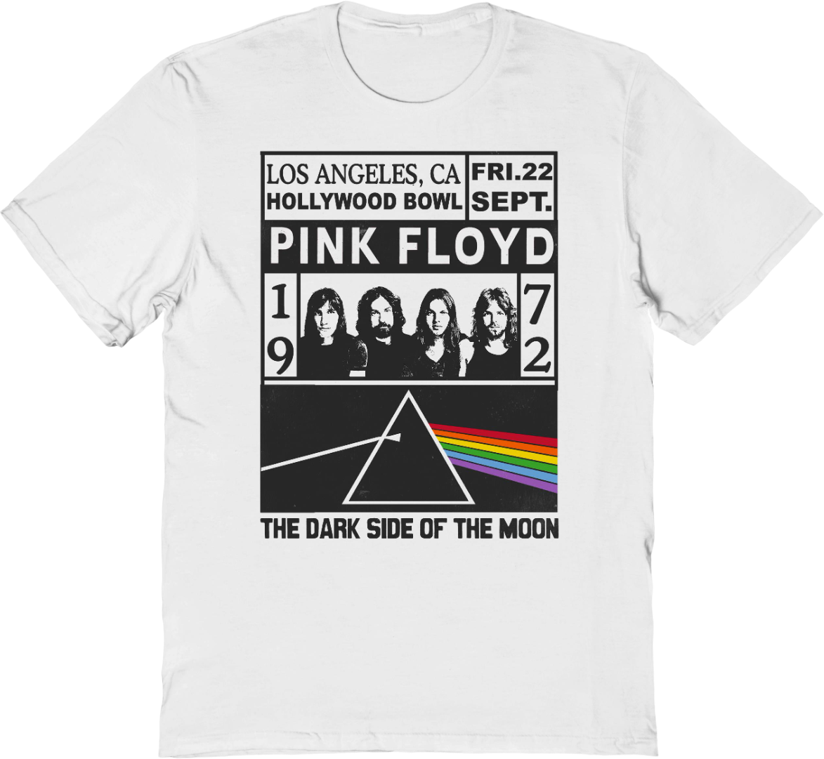 Hollywood Bowl 1972 Pink Floyd T-Shirt
