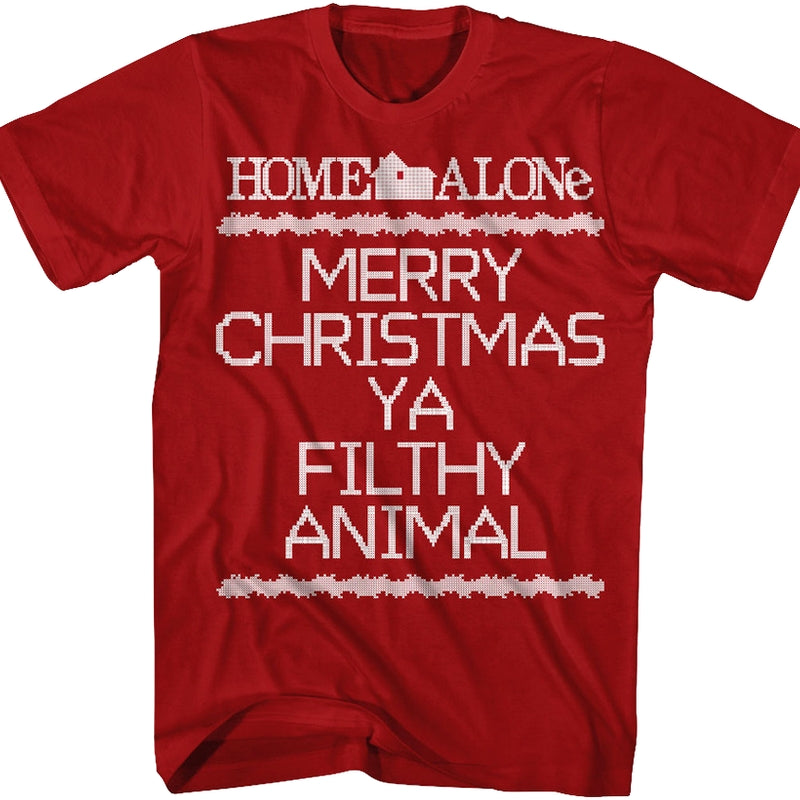 Home Alone Merry Christmas Ya Filthy Animal Christmas T-Shirt