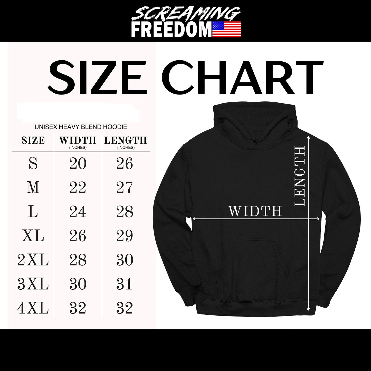 Spartan Patriotic Heavy Blend Hooded Sweatshirt