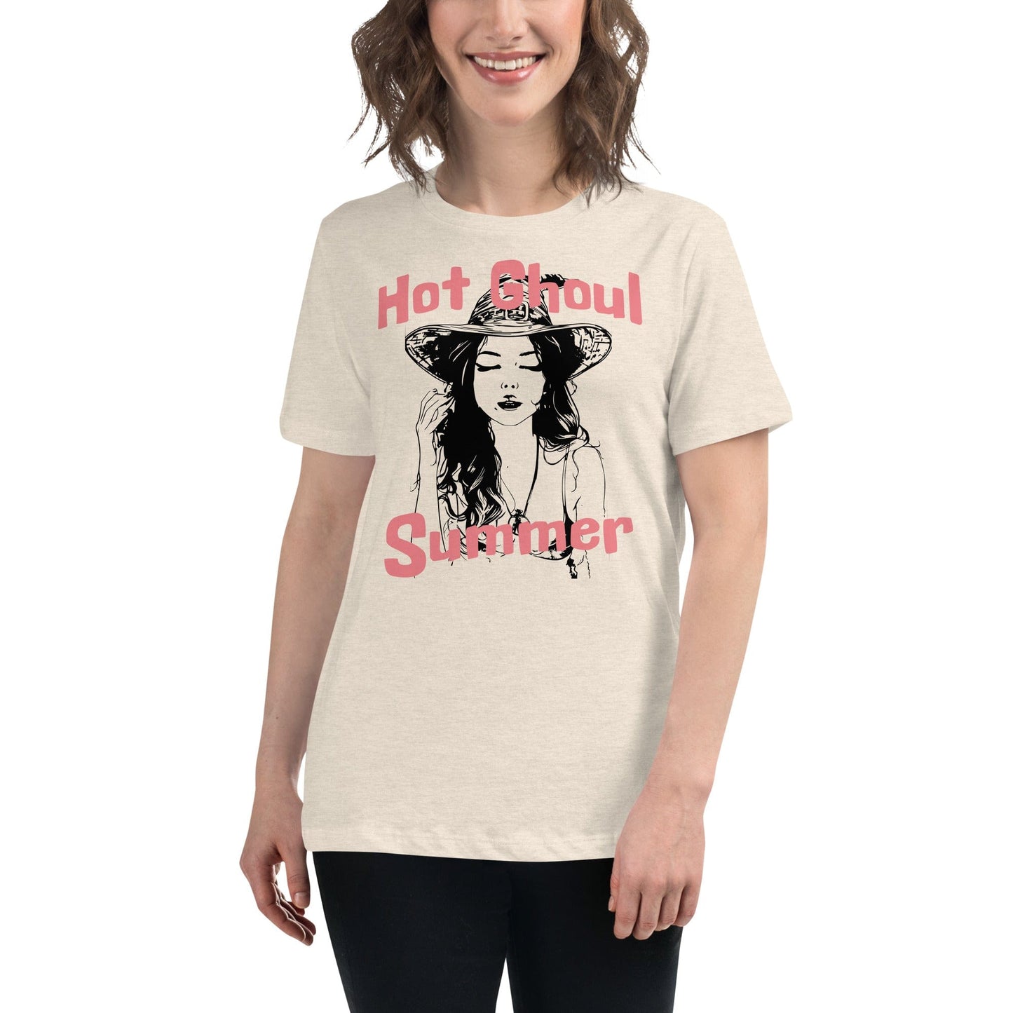 Hot Ghoul Summer Witch Women's Relaxed T-Shirt
