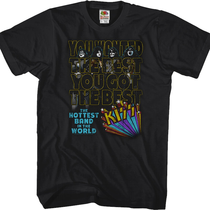 Hottest Band In The World KISS T-Shirt