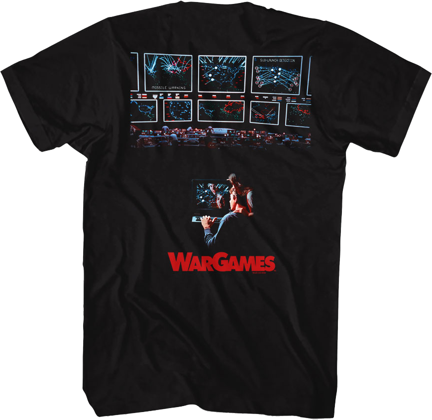 How About A Nice Game Of Chess Front & Back WarGames T-Shirt