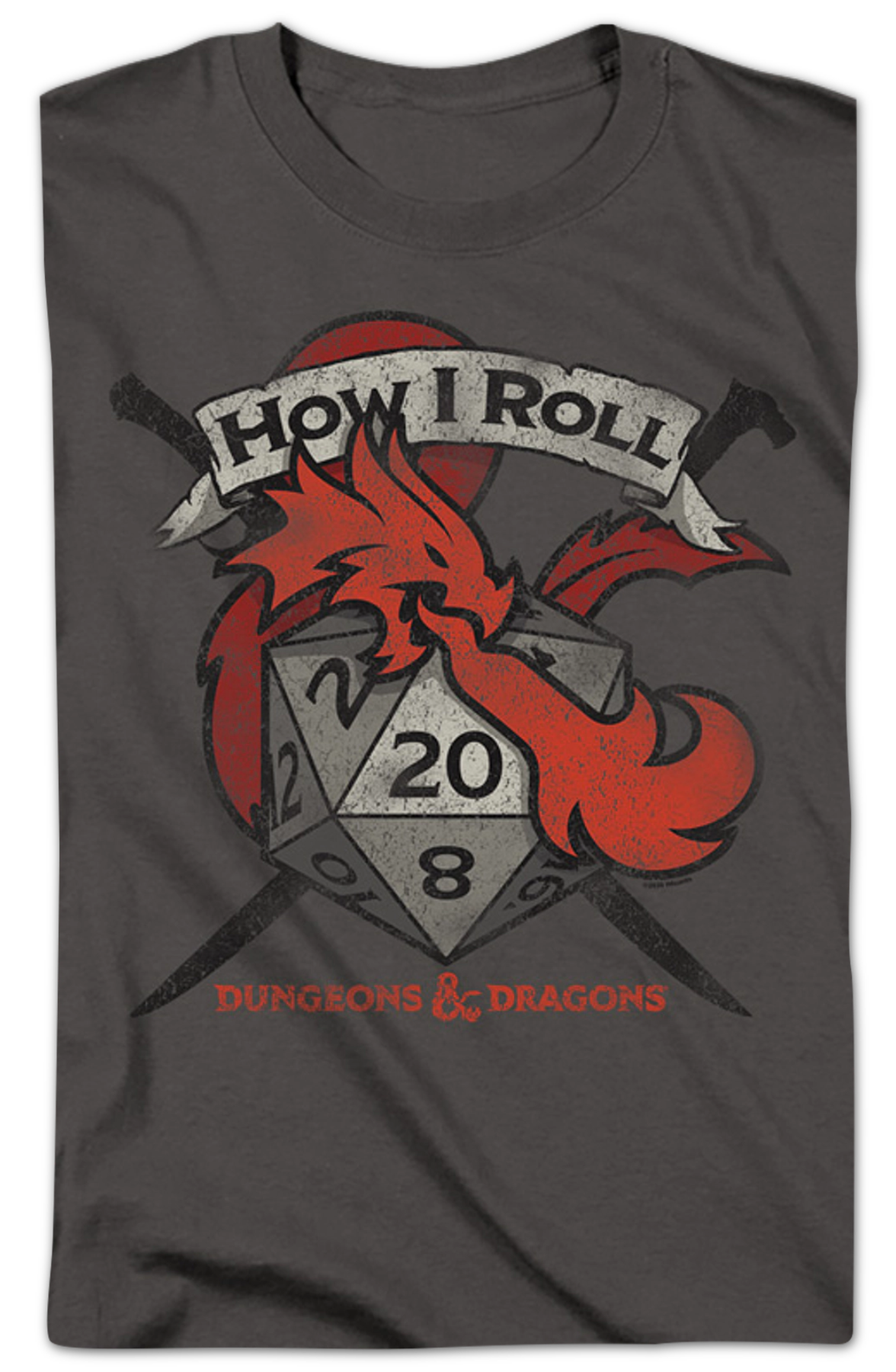 How I Roll Dungeons & Dragons T-Shirt
