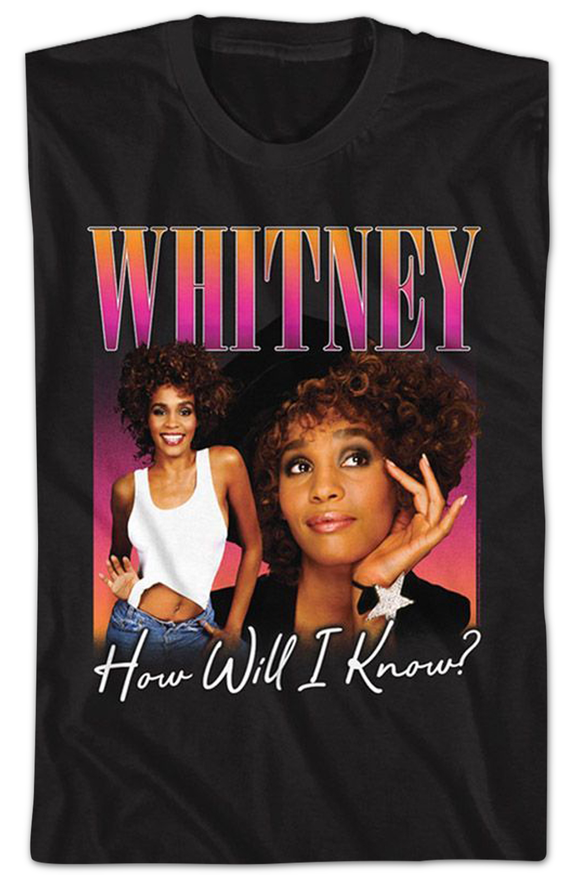 How Will I Know Whitney Houston T-Shirt