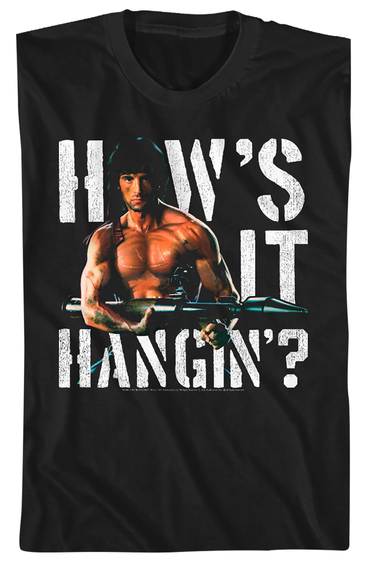 How's It Hangin' Rambo T-Shirt
