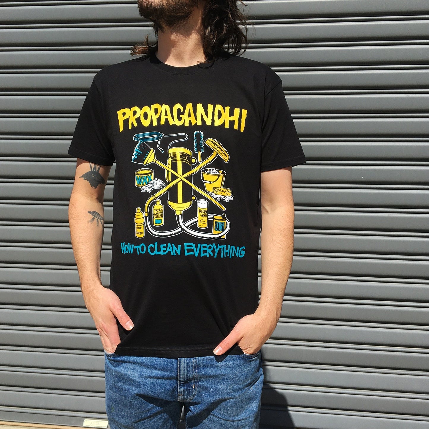 How To Clean Everything Tee (Black)