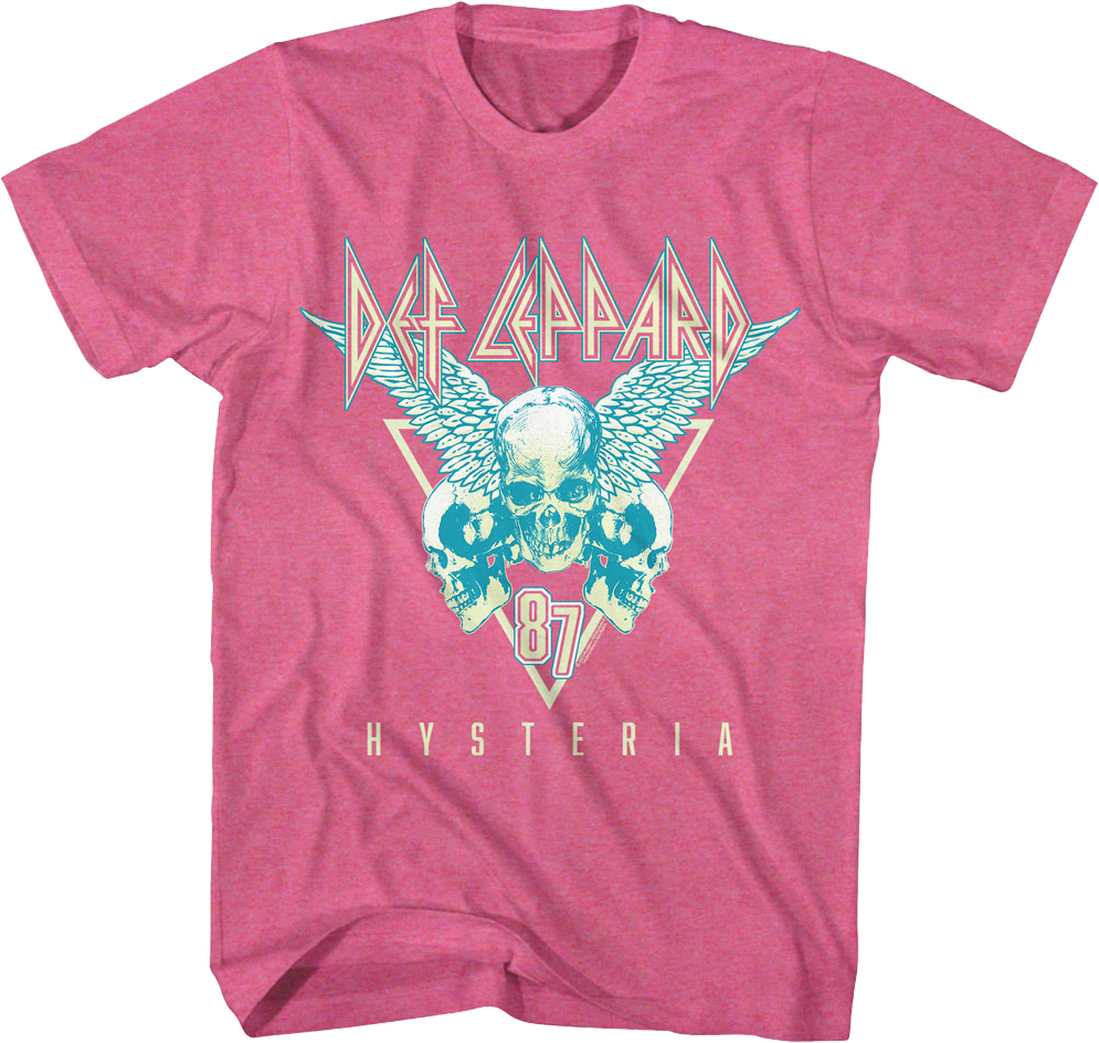 Hysteria Skulls Def Leppard T-Shirt