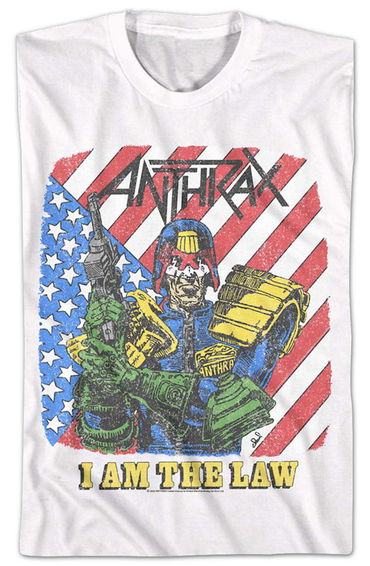 I Am The Law Anthrax T-Shirt