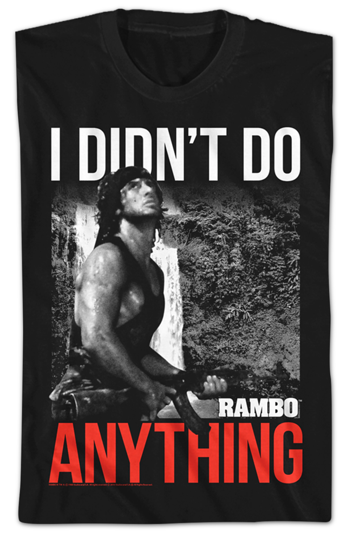 I Didn't Do Anything Rambo T-Shirt