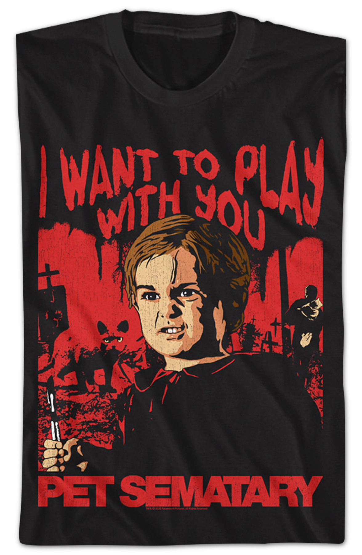 I Want To Play With You Pet Sematary T-Shirt