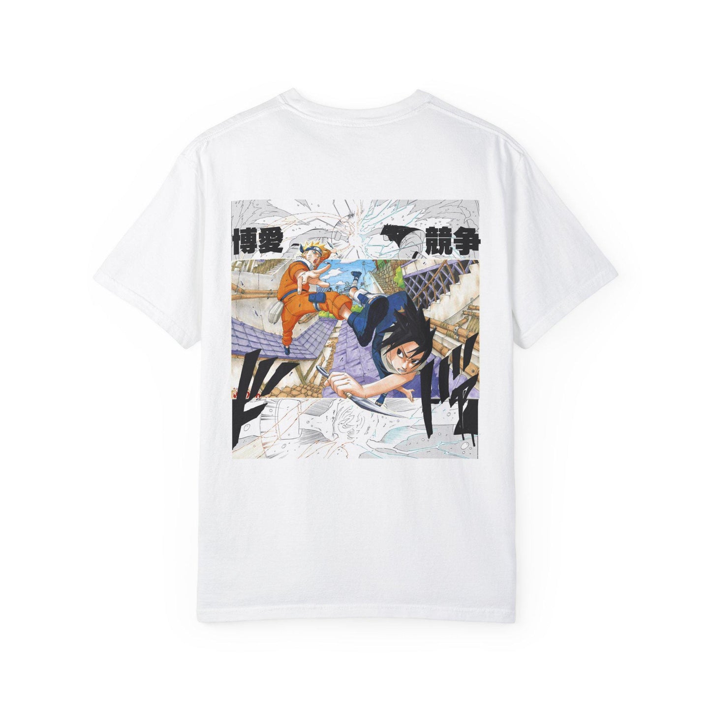 Naruto Inspired T-Shirt, Unisex Tee with 2 Characters and Manga Panels, Anime Shirt, Graphic Tee, Japanese Shirt for Fans