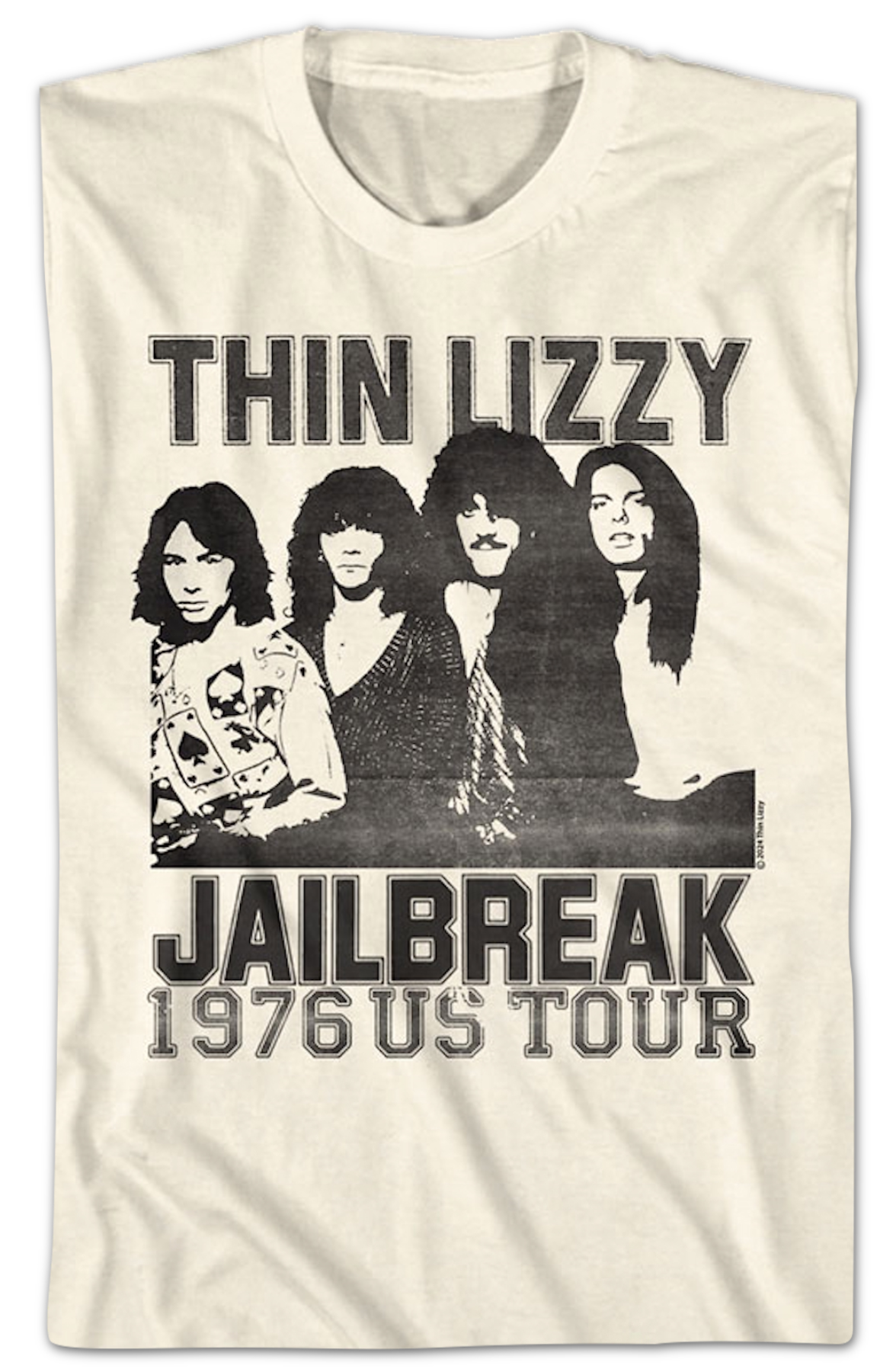 Jailbreak 1976 US Tour Thin Lizzy T-Shirt