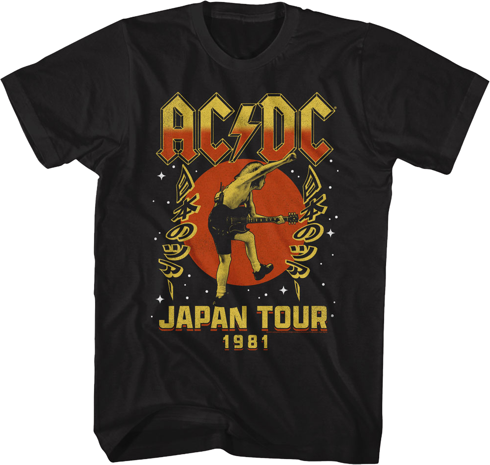 Japan Tour 1981 ACDC Shirt