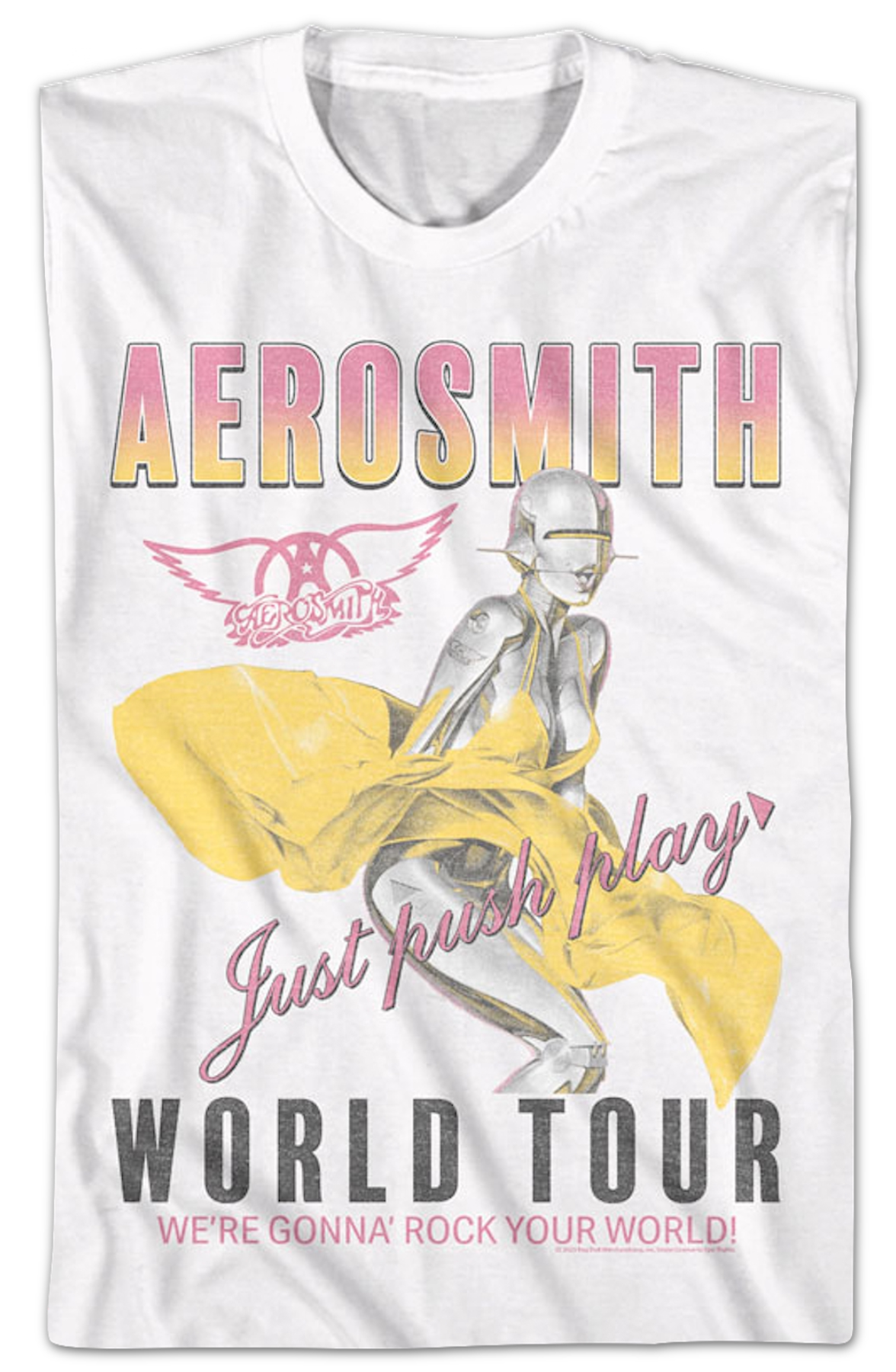 Just Push Play World Tour Aerosmith T-Shirt