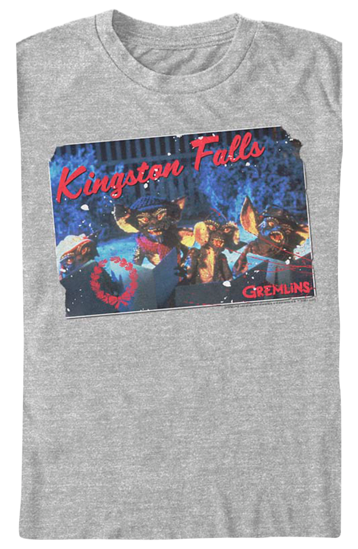 Kingston Falls Christmas Card Gremlins T-Shirt