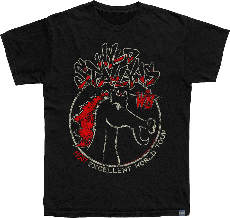 Made In USA Most Excellent World Tour Wyld Stallyns T-Shirt