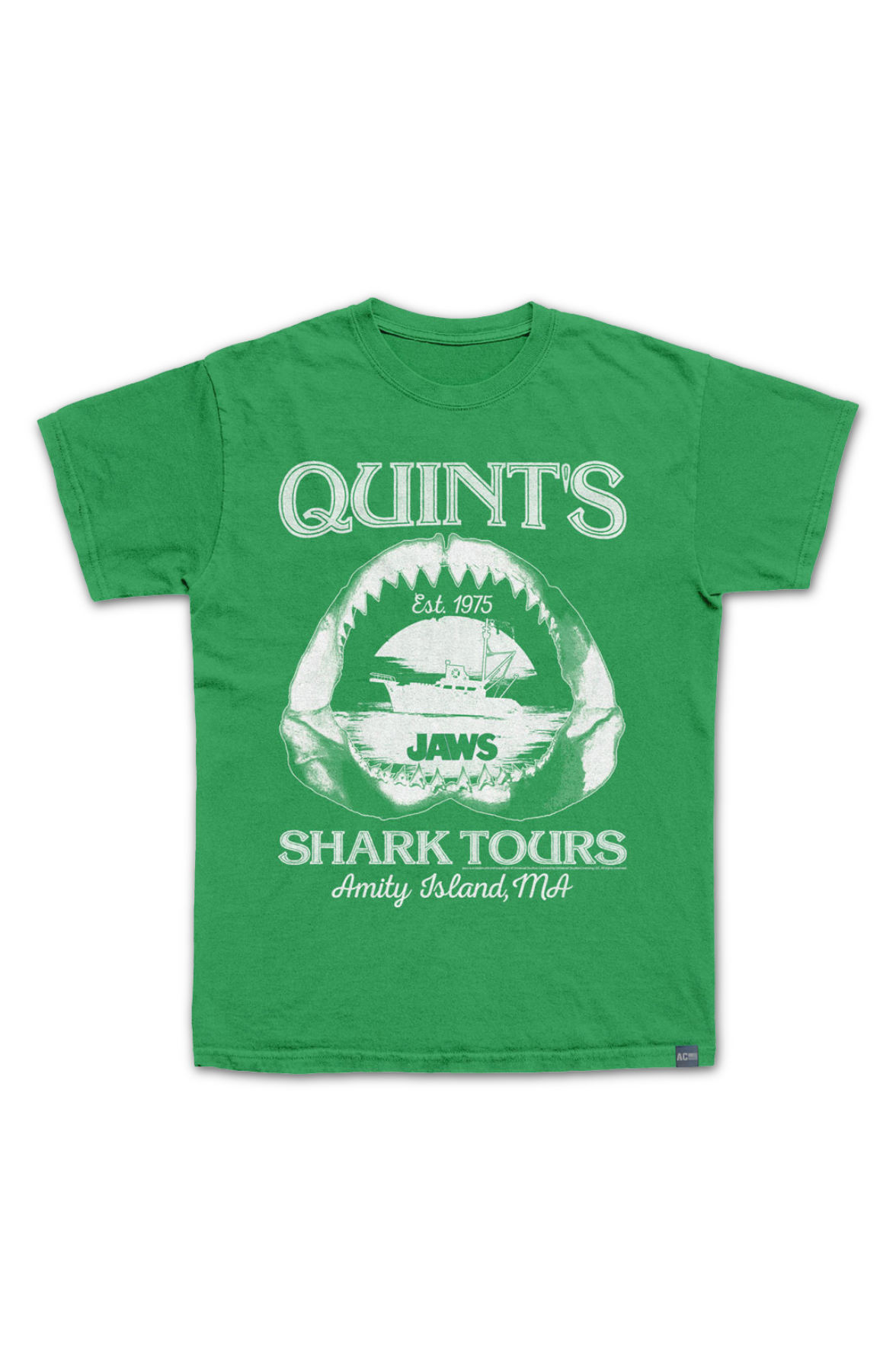 Made In USA Quint's Shark Tours Jaws T-Shirt