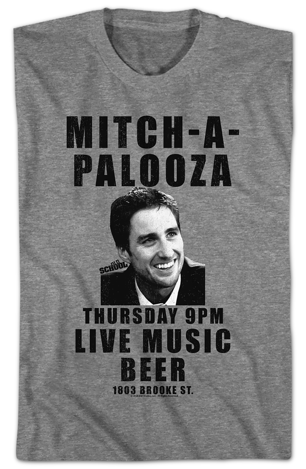 Mitch-A-Palooza Poster Old School T-Shirt
